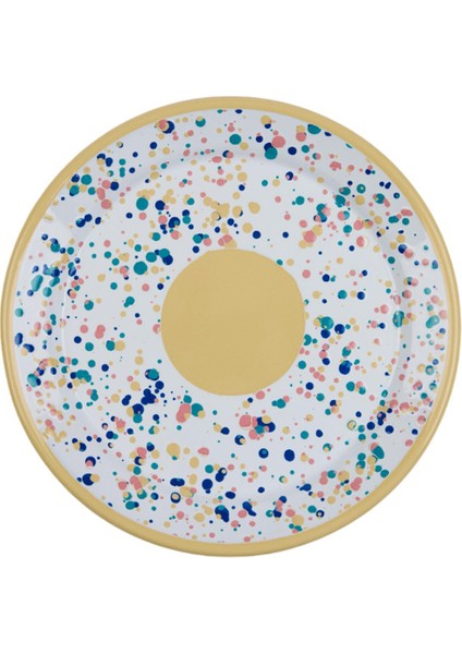 Wonder Wheel Sarı Emaye Yemek Tabağı 25 cm fiyatları