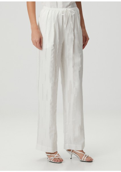 Soler Krem Ipek Pantolon modelleri