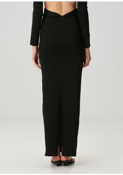 Maja Siyah Maksi Etek fırsatları