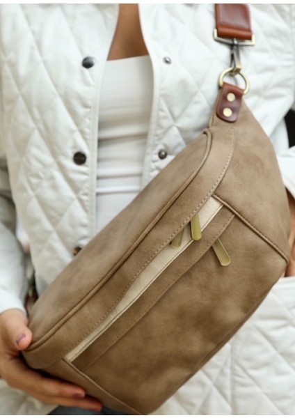 Baguette Vizon Krem Kadın El Çantası fiyatları