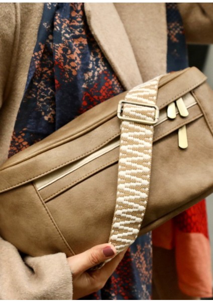 Baguette Vizon Krem Kadın El Çantası modelleri