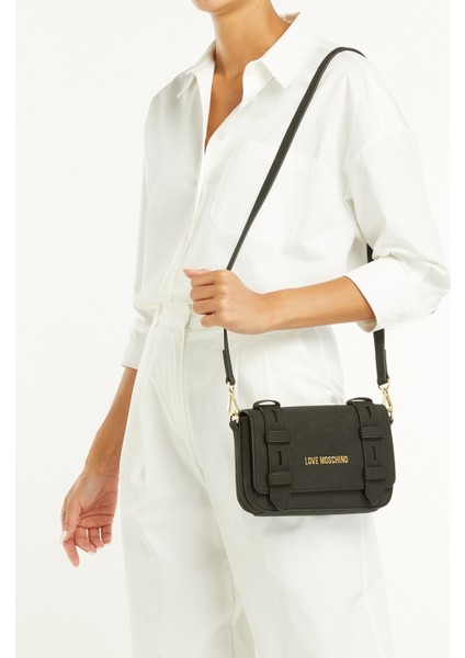 Siyah Logo Detaylı Kadın Çanta fiyatları