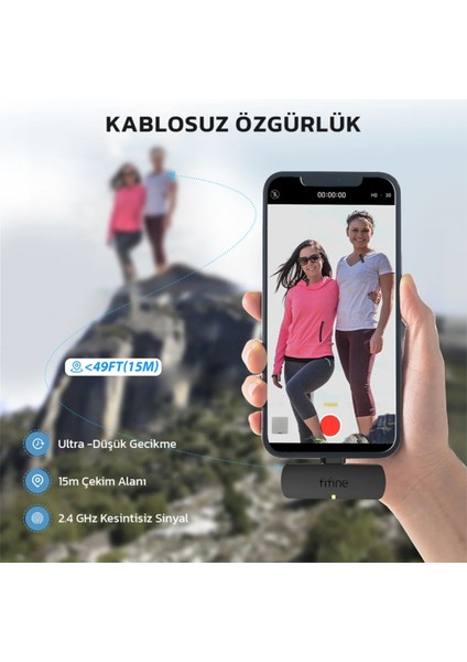 M8 2 Kişilik Kablosuz Yaka Mikrofon Seti fırsatları