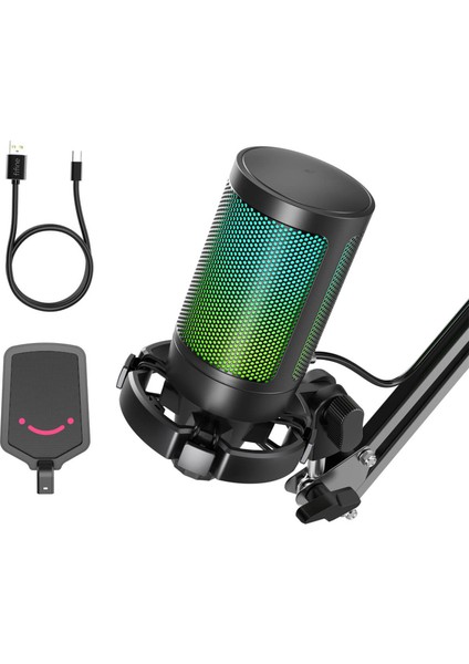 Ampligame A6T Rgb USB Siyah Mikrofon Seti fiyatları