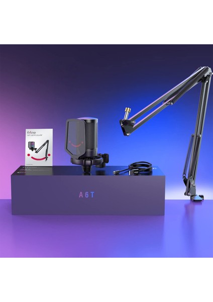 Ampligame A6T Rgb USB Siyah Mikrofon Seti modelleri