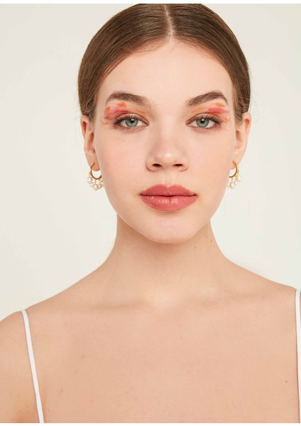 Jessica Altın Kaplama Kadın Inci Küpe fırsatları