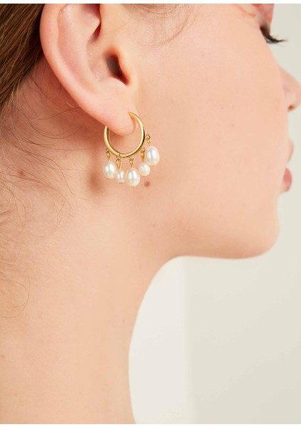 Jessica Altın Kaplama Kadın Inci Küpe indirimleri