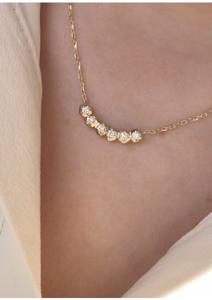 Long Island Pırlanta Taşlı 14 Ayar Altın Kadın Kolye fiyatları