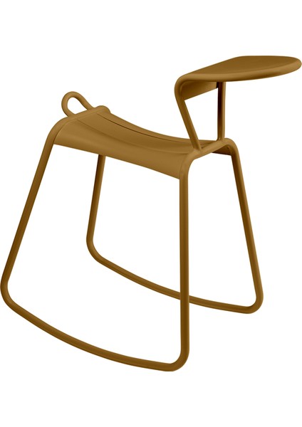 Adadesk Hardal Metal Çocuk Sallanan Sandalye