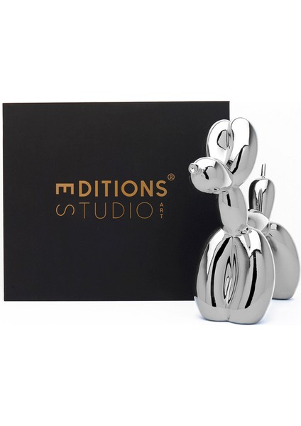 Jeff Koons Balloon Dog Xxlarge Silver Heykel
