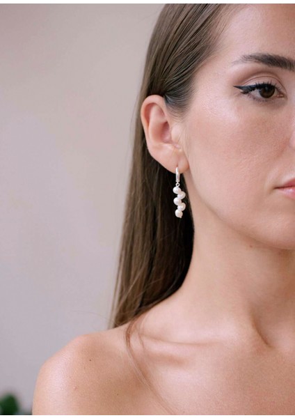 Daphne 925 Ayar Gümüş Kadın Inci Küpe fiyatları