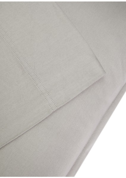 Flen Antrasit Organik Pamuk Battal Boy Çift Kişilik Nevresim Takımı 240X220 cm indirimleri