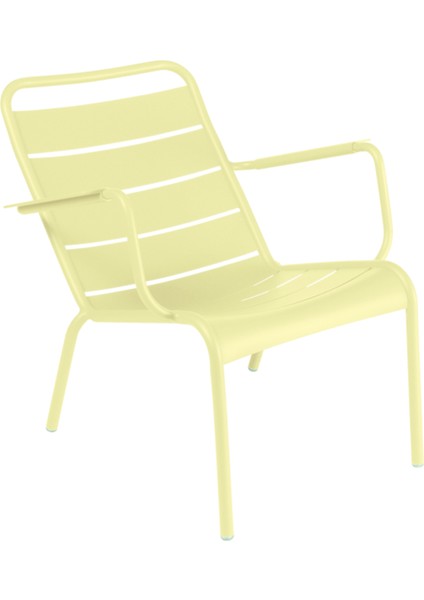 Luxembourg Açık Sarı Metal Bahçe Sandalyesi