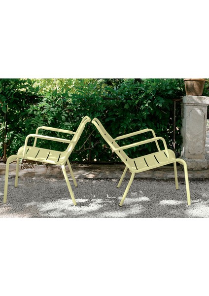 Luxembourg Açık Sarı Metal Bahçe Sandalyesi fiyatları