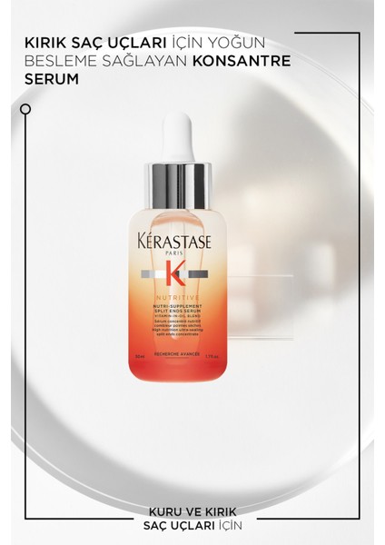 Nutritive Nutri Ultra Mühürleyici Kırık Uçlar Için Saç Serumu 50 ml fırsatları