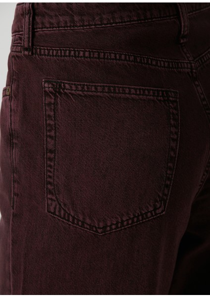 Logan Wide Leg Bordo Jean Pantolon indirimleri