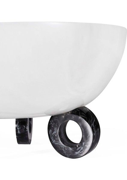 Como Siyah Beyaz Dekoratif Kase fırsatları