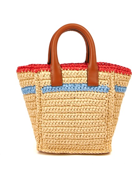 Colorblocked Logo Detaylı Kadın Deri Çanta fırsatları