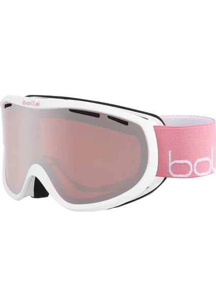 Sierra Cat 2 Beyaz ve Pembe Unisex Kayak Gözlüğü