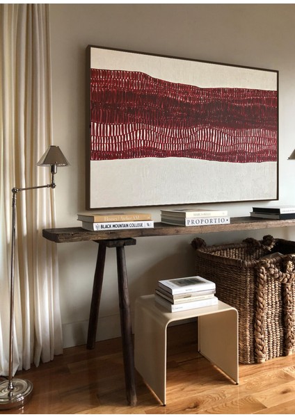 Red Textures Akrilik El Yapımı Tablo fiyatları