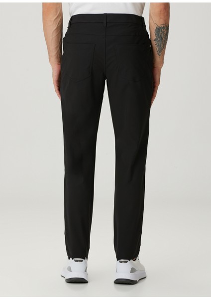 Classic Fit Abc Siyah Pantolon modelleri
