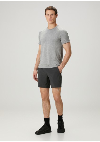 Classic Fit Pace Breaker Gri Şort