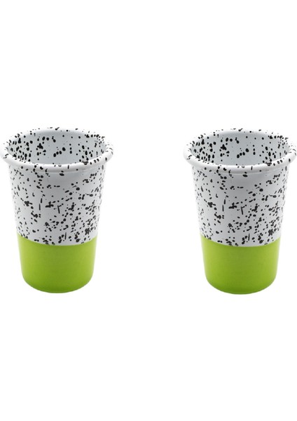 Mind Pop Lime Emaye 2'li Bardak Seti