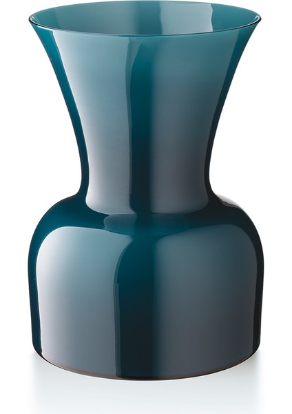 Profili Daisy Tavus Yeşili Cam Büyük Boy Vazo