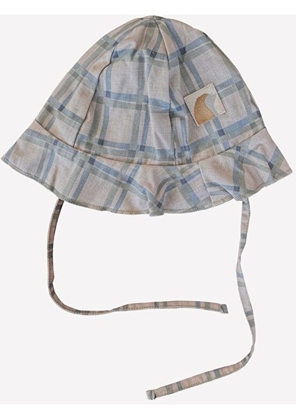 Organik ‘checked’ Çift Taraflı Şapka