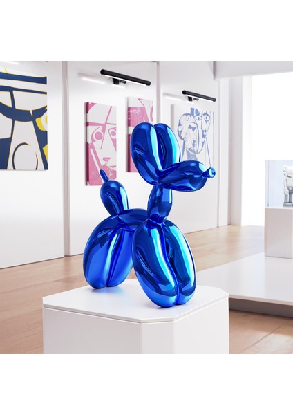 Jeff Koons Balloon Dog Mavi Heykel modelleri