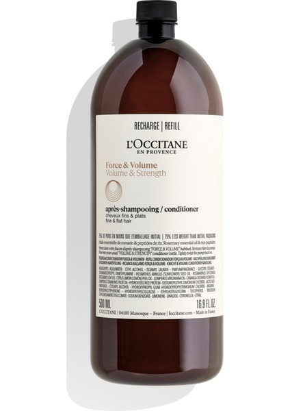 Hacim & Dolgunluk Veren Saç Kremi Eko Yedek 500 ml