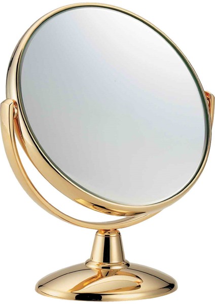 Çift Taraflı Altın Rengi Masa Aynası