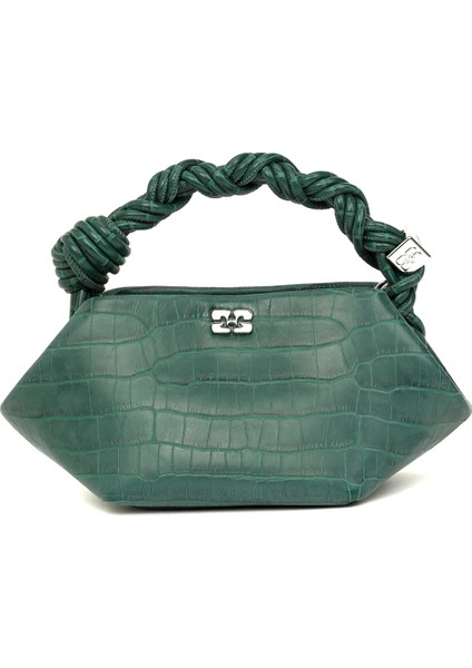 Bou Koyu Yeşil Kadın Deri Çanta