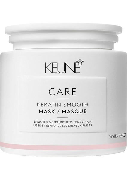 Keratin Smoothing Pürüzsüzleştirici Saç Maskesi 200 ml