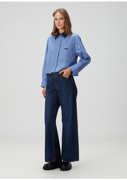 Curbane Mavi Ekoseli Gömlek fiyatları