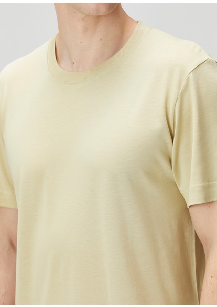 Regular Fit Açık Yeşil Basic T-Shirt indirimleri