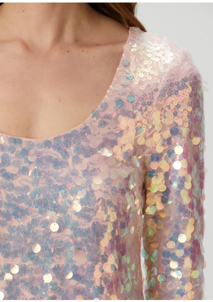 Risbo Payetli Mini Kokteyl Elbise indirimleri