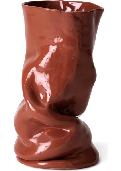 Fuso Kızıl Kahve Vazo L