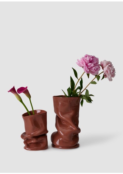 Fuso Kızıl Kahve Vazo L modelleri