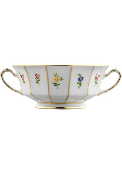 Grecque Mille Fleurs Porselen Çorba Kasesi