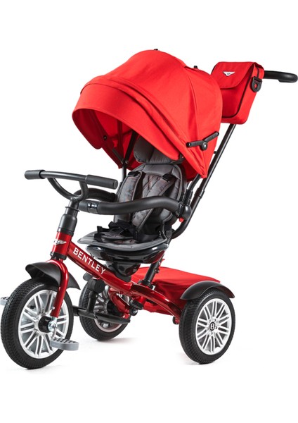 Kırmızı Üç Tekerlekli Bebek ve Çocuk Bisikleti