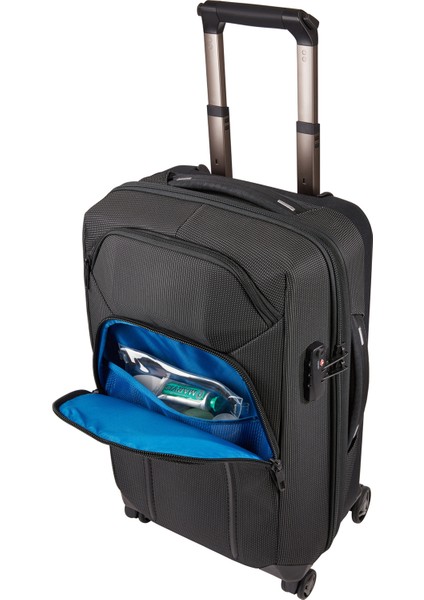 Crossover2 4 Tekerlekli Carry On Siyah Bavul 35 Lt modelleri