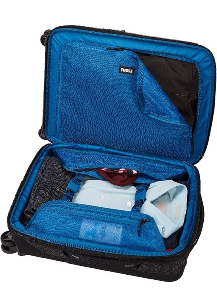 Crossover2 4 Tekerlekli Carry On Siyah Bavul 35 Lt