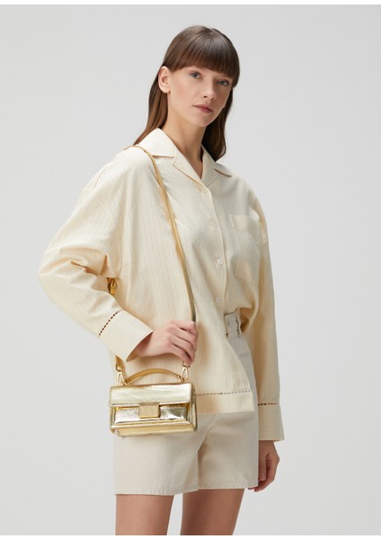Venezia Small Gold Kadın Deri Çanta fiyatları