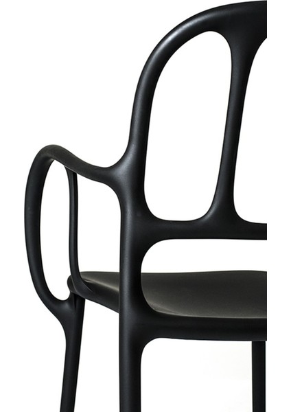 Mila Polipropilen Black Kollu Sandalye fırsatları