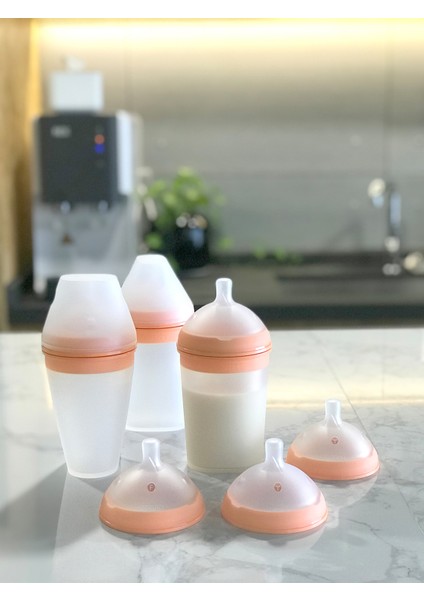 Antikolik Turuncu Silikon Biberon 150 ml modelleri