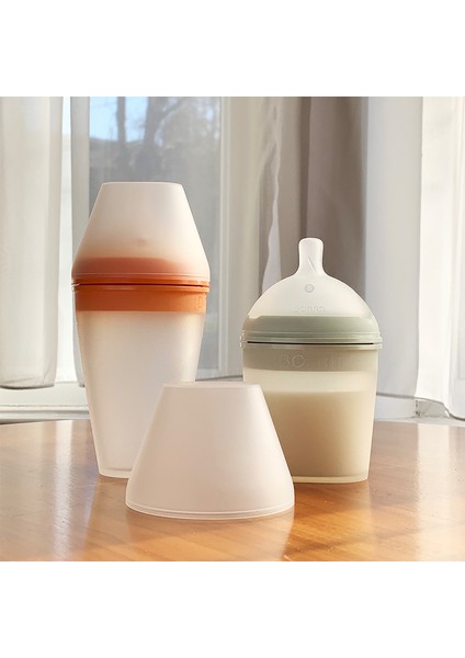 Antikolik Turuncu Silikon Biberon 150 ml fırsatları