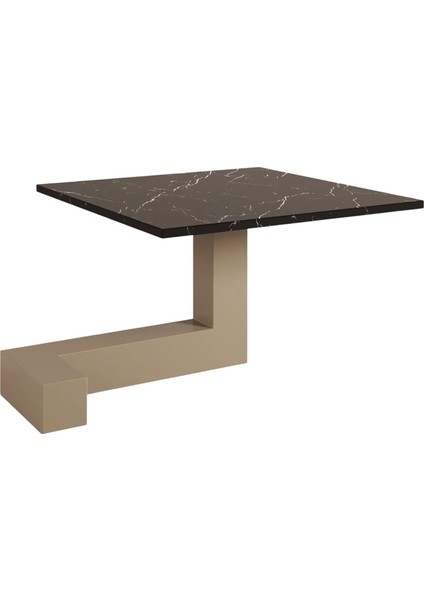 De Stijl Mermer Tablalı L Orta Sehpa
