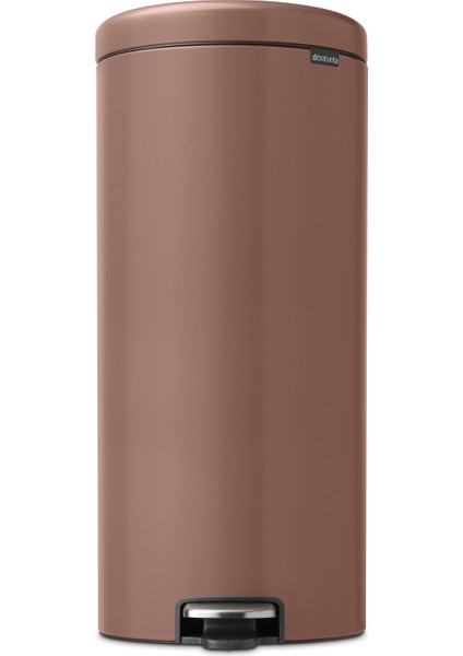 Newicon Satin Taupe Çelik Pedallı Mutfak Çöp Kovası 30 Lt