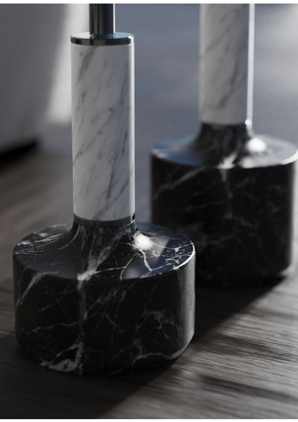 Lope Solo Siyah Mermer Ayaklı Yan Sehpa modelleri
